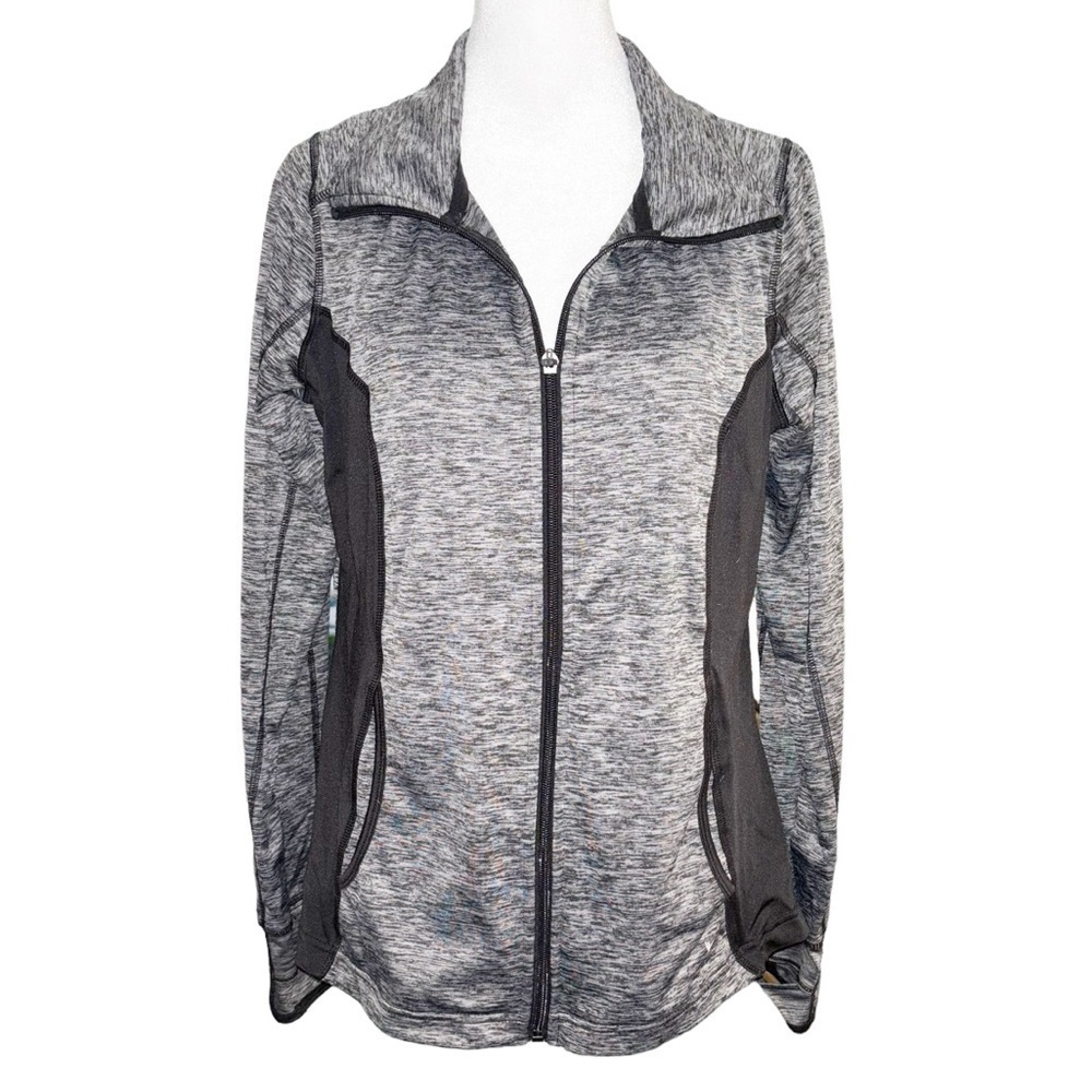 Girls zip up top with thumb holes